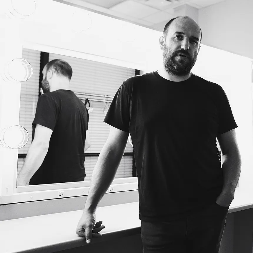 David Bazan of Pedro the Lion backstage